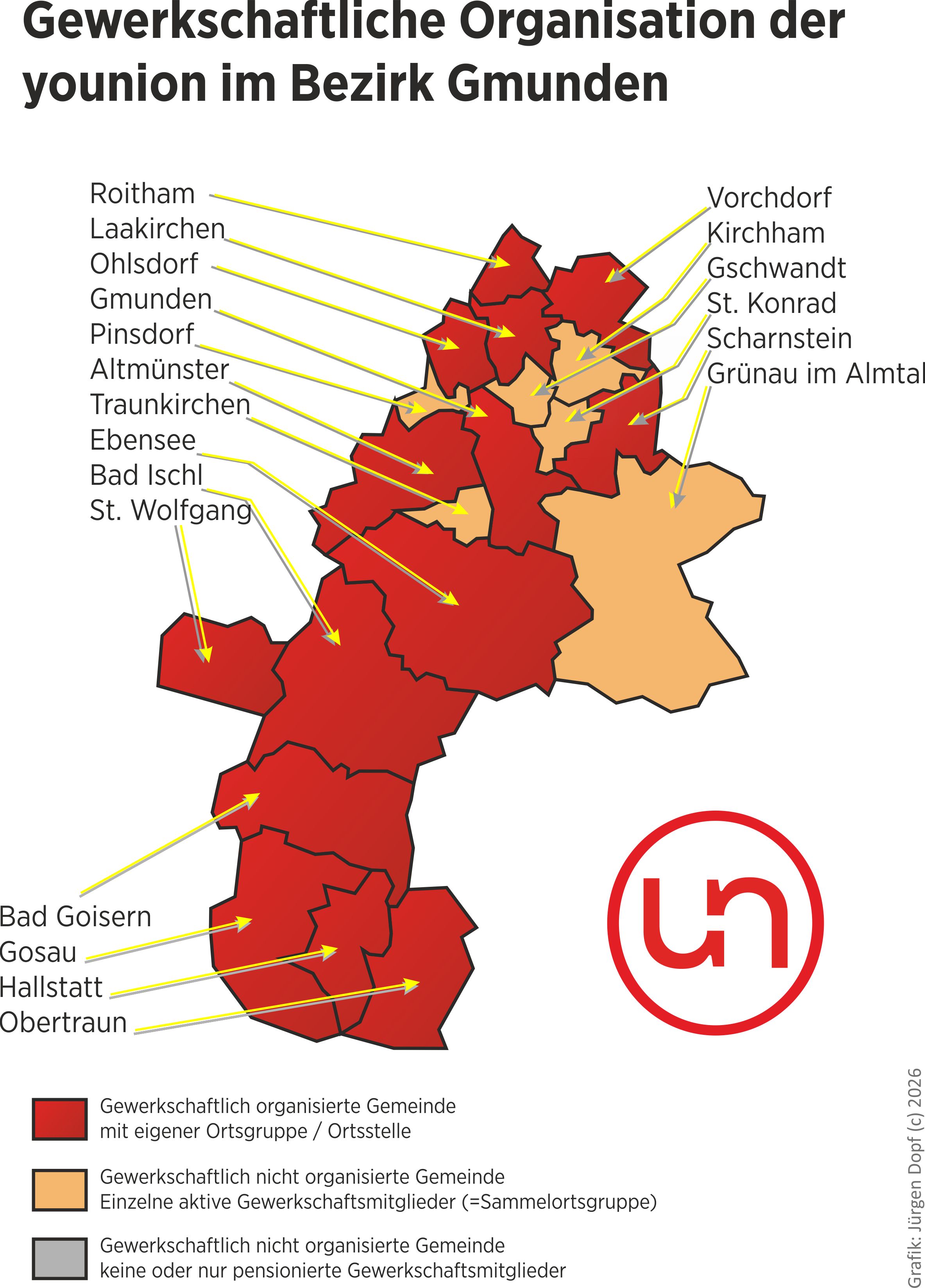 Die Gemeinden des Bezirks - zum Download bitte anklicken! Klicken zum Pdf-Download